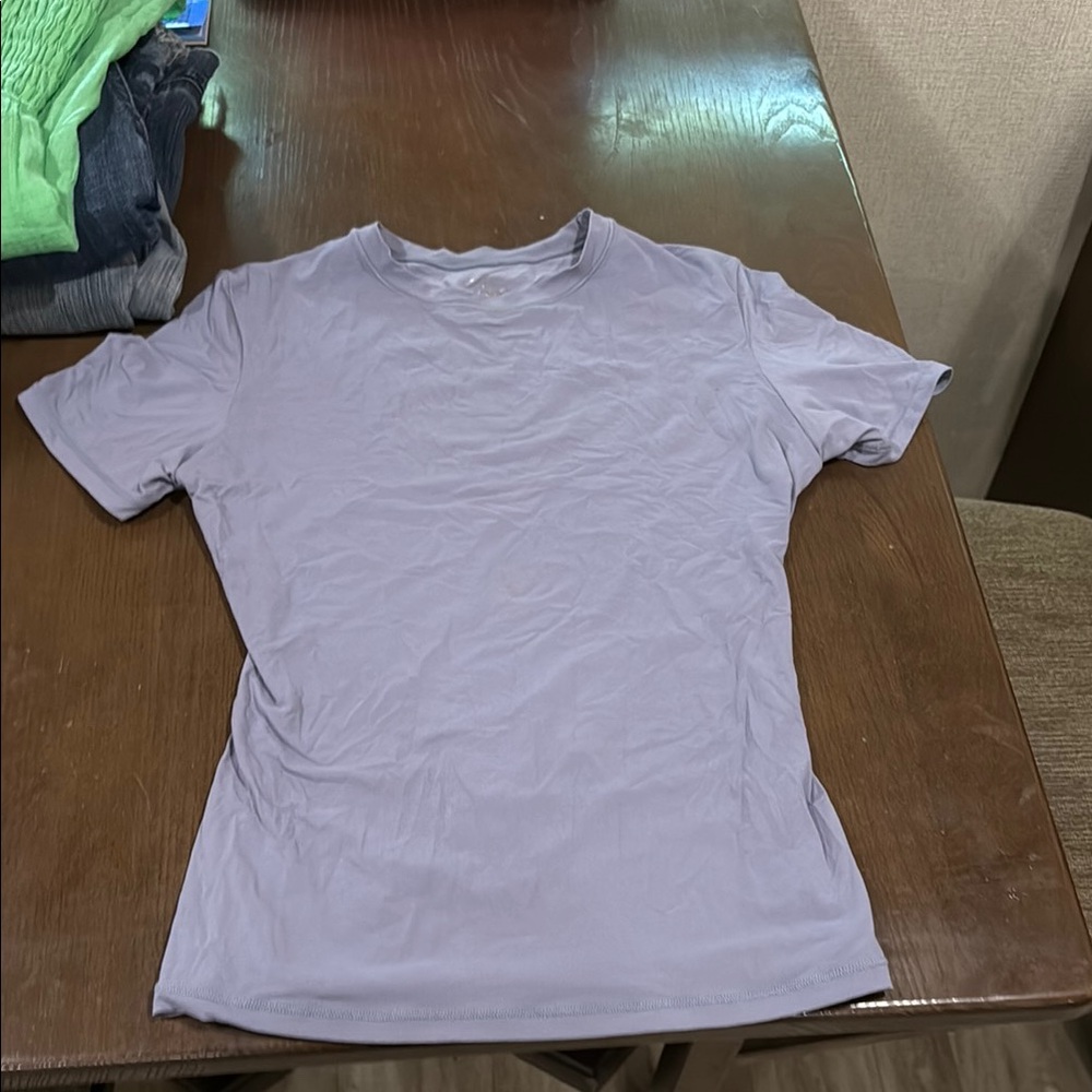 SKIMS Short Sleeve Tee in Purple